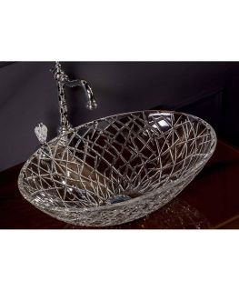 Раковина накладная Boheme хрусталь 813